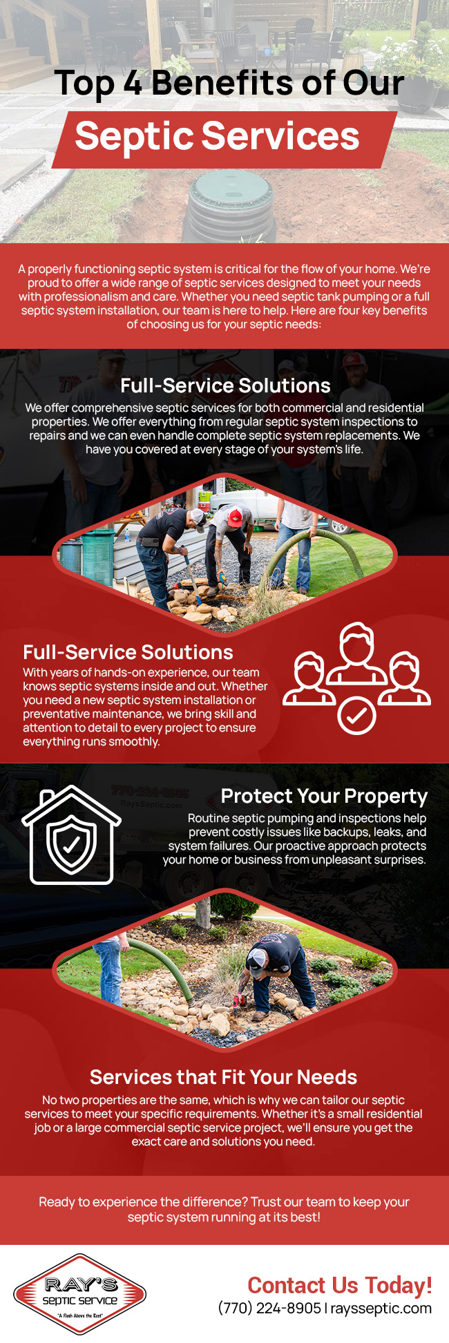 Top 4 Benefits of Our Septic Services [infographic]